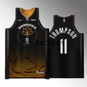 Dres Golden State Warriors Klay Thompson 11 Nike 2022-23 City Edition Crno Swingman - Muške